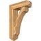 Ekena Millwork Legacy Arts and Crafts Rough Sawn Bracket w/ Offset Brace, Western Red Cedar, 8"W x 28"D x 40"H BKT0806X28X40LEC03RWR - alternate 1